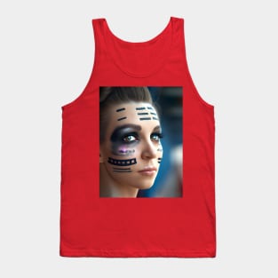 Enhanced Cyberpunk Woman Tank Top